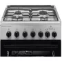 Electrolux LKK560010X 600 Series Freistehender Gasherd mit Elektrobackofen, Schwarz, 50 cm