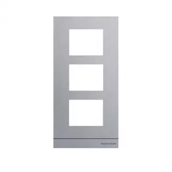 BUSCH-JAEGER 41393CF-S-03 Frontplatte Audio 1/3, Edelstahl 2TMA130160X0062