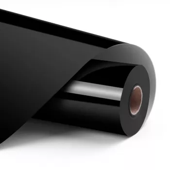 LOKLiK Basic Wärmeübertragungsvinyl Rolle 12 m - Schwarz - 30,5 cm x 12 m (SG-HTV-0321-US-L-B2B)