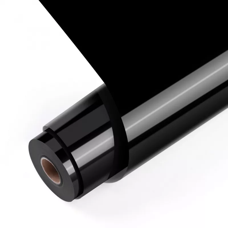 LOKLiK Basic Wärmeübertragungsvinyl Rolle 12 m - Schwarz - 30,5 cm x 12 m (SG-HTV-0321-US-L-B2B)