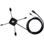 Kramer K-SPIDER Multi-Format Präsentationsadapter-Kabel - HDMI/DisplayPort/Mini DisplayPort/USB-C auf HDMI/USB - 3,05 m - 4K Aktiv 91-00015599