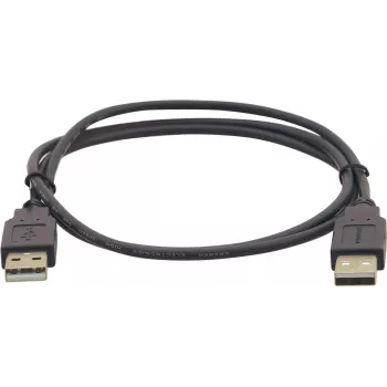 Kramer Electronics 4,6m USB 2.0 A-Stecker zu A-Stecker Kabel, Schwarz (96-0212015)