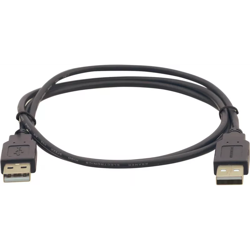 Kramer Electronics 4,6m USB 2.0 A-Stecker zu A-Stecker Kabel, Schwarz (96-0212015)