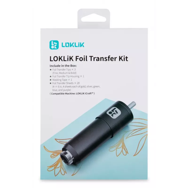 LOKLiK Folientransfer-Starter-Set SG-KZJPJ-0021 20 Blätter 100x150 mm für Crafter