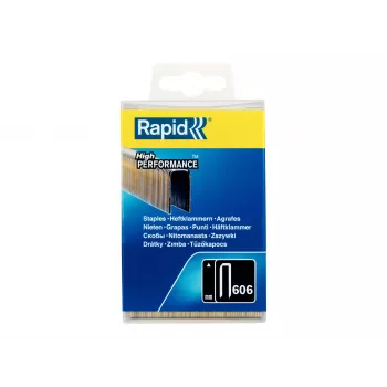 Rapid Schmale Heftklammern Typ 606, 30 mm, verzinkter Stahldraht, harzbeschichtet, 1er-Pack 40303096