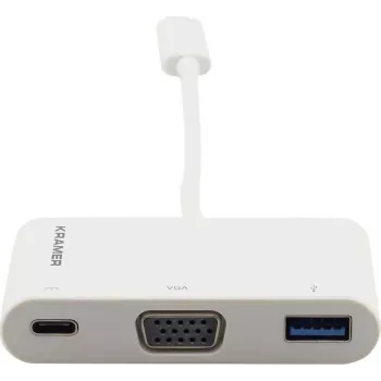Kramer ADC-U31C/M1 USB-C auf VGA Adapter Weiß 99-97210003