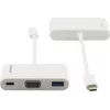Kramer ADC-U31C/M1 USB-C auf VGA Adapter Weiß 99-97210003