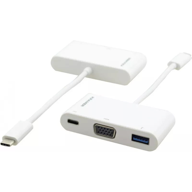 Kramer ADC-U31C/M1 USB-C auf VGA Adapter Weiß 99-97210003