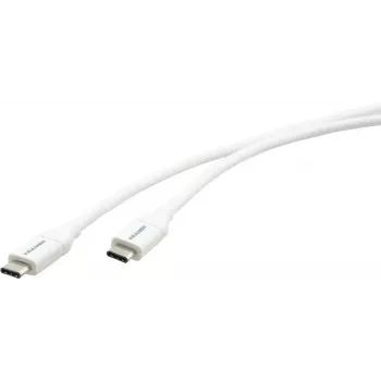 Kramer C-USB/CB-10 USB 2.0 Kabel, USB-C Stecker auf USB-B Stecker, 3 m, Weiß 96-02357110