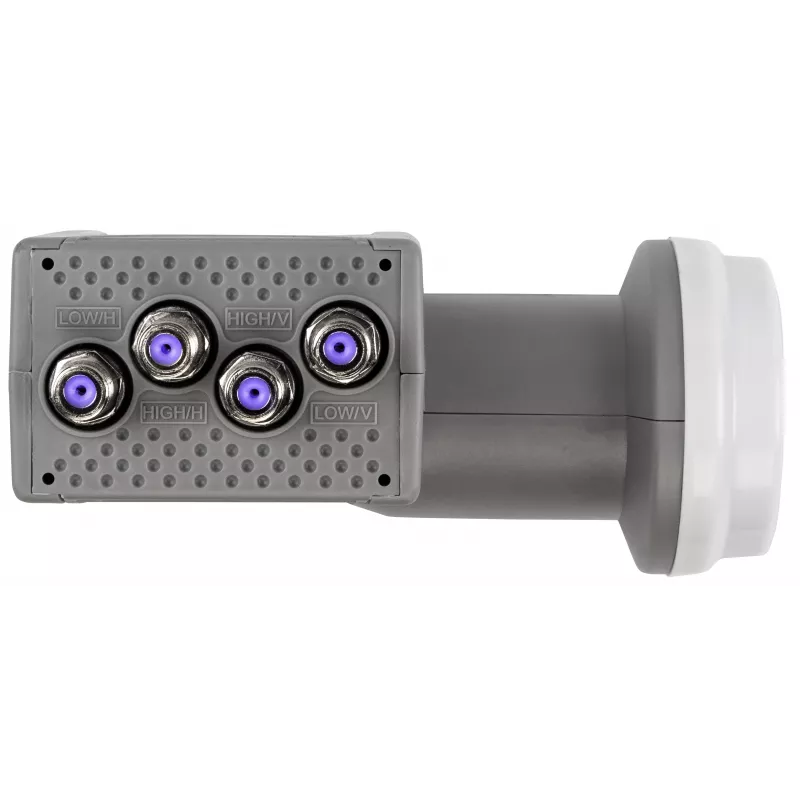 AXING SCO 4-10 Quattro LNB, 40 mm Feedhorn, 4 Ausgänge, UHD/3D Ready SCO00410