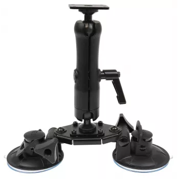 Brodit Doppel-Saugnapfhalterung mit AMPS-Basisplatte, 3 kg Traglast 217124