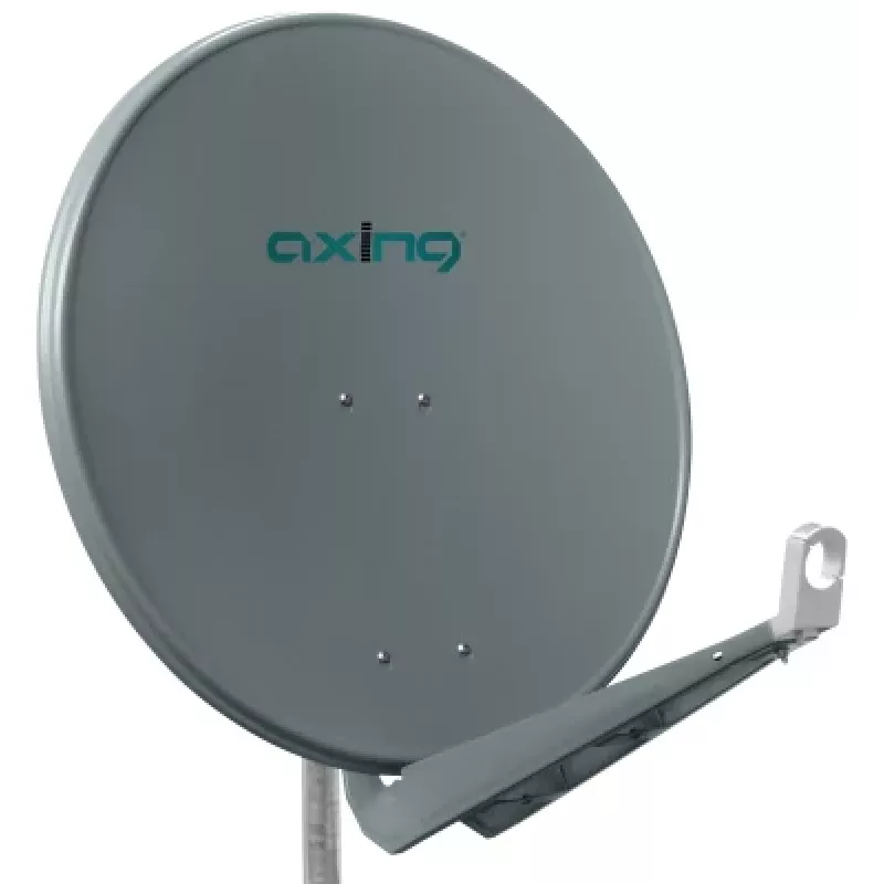 AXING SAA 85-02N Aluminium-Satellitenantenne 85 cm, Anthrazit SAA08502N