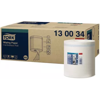 Tork Premium M2 Centrefeed Putzpapierrollen Weiß, 1-lagig, 471 Blatt, 6 Rollen (130034)