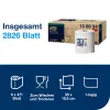 Tork Premium M2 Centrefeed Putzpapierrollen Weiß, 1-lagig, 471 Blatt, 6 Rollen (130034)