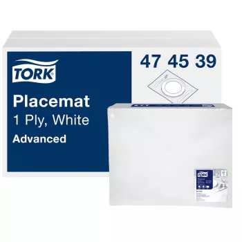Tork Advanced Weiße Platzsets 27 x 42 cm, 500 Stück (474539)