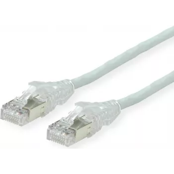 DÄTWYLER Cat.5e S/UTP Kupfer-Patchkabel, PVC-Mantel, AMP v2 Stecker, Schwarz, 1,0 m 21.15.7031