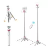ULANZI MT-44 M MagSafe Stativ Selfie-Stick mit Bluetooth-Fernauslöser, 149 cm, Weiß