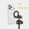 ULANZI MT-44 M MagSafe Stativ Selfie-Stick mit Bluetooth-Fernauslöser, 149 cm, Weiß