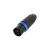 Neutrik NLT4MXX-BAG 4-poliger männlicher speakON Lautsprecherkabel-Steckverbinder, Schwarz