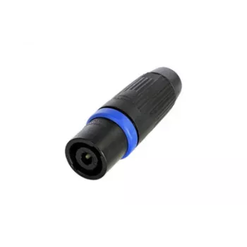 Neutrik NLT4MXX-BAG 4-poliger männlicher speakON Lautsprecherkabel-Steckverbinder, Schwarz