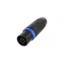 Neutrik NLT4MXX-BAG 4-poliger männlicher speakON Lautsprecherkabel-Steckverbinder, Schwarz