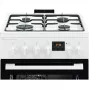 Electrolux LKK560232W Freistehender Gasherd mit Elektrobackofen, 58 L, Weiß