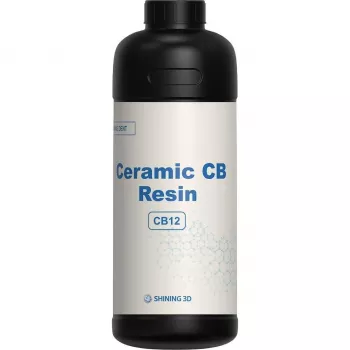 SHINING 3D CERAMIC C&B CG12-A1 0,5kg 3D-Druck-Harz für Zahnkronen & Brücken M00004731
