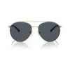 Michael Kors Damen-Sonnenbrille MK1138-101487 Goldfarbenes Gestell, dunkelgraue Gradientgläser 58mm