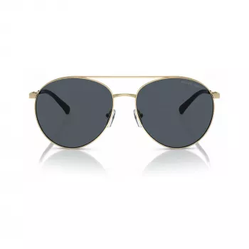 Michael Kors Damen-Sonnenbrille MK1138-101487 Goldfarbenes Gestell, dunkelgraue Gradientgläser 58mm