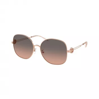 Tory Burch TY6112-3358G9 Damen-Sonnenbrille, Havana-Rahmen, Braune Gradient-Gläser, 56mm