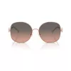 Tory Burch TY6112-3358G9 Damen-Sonnenbrille, Havana-Rahmen, Braune Gradient-Gläser, 56mm