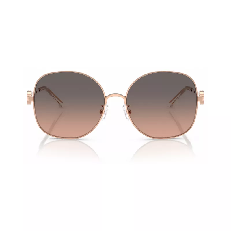 Tory Burch TY6112-3358G9 Damen-Sonnenbrille, Havana-Rahmen, Braune Gradient-Gläser, 56mm