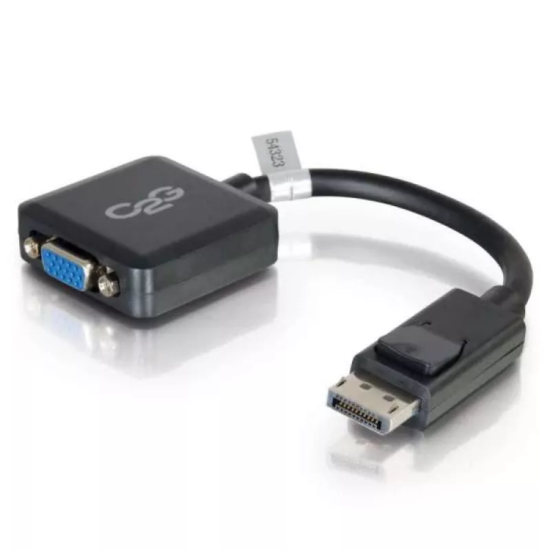 C2G 20cm DisplayPort Stecker auf VGA Buchse Aktives Adapterkabel 84323