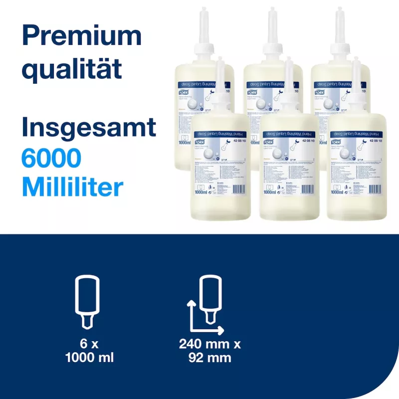 TORK S1 Premium Flüssigseife 1 l, 1 Stk. (420810)