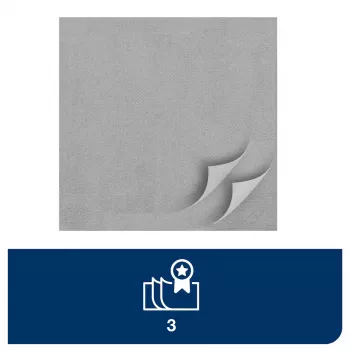 TORK Soft Dinner Advanced Anthrazit 3-lagige Servietten 39 x 39,5 cm, 100 Stück (509401)
