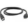 Kramer Electronics USB-A Stecker auf USB-A Buchse 3.0 Verlängerungskabel 1,6 m Schwarz (96-02310006)