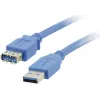 Kramer Electronics USB-A Stecker auf USB-A Buchse 3.0 Verlängerungskabel 1,6 m Schwarz (96-02310006)