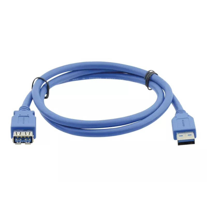 Kramer Electronics USB-A Stecker auf USB-A Buchse 3.0 Verlängerungskabel 1,6 m Schwarz (96-02310006)
