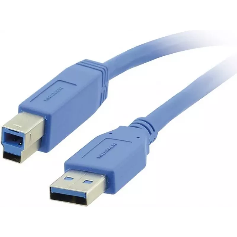 Kramer C-USB3/AB-6 USB 3.0 Kabel, USB-A Stecker auf USB-B Stecker, 1,83 m, Blau 96-0235006