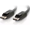 C2G 10,0 m DisplayPort-Kabel mit Verriegelung, Stecker-Stecker, 4K 60Hz, Schwarz 84405
