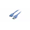 Kramer C-USB3/MICROB USB 3.2 Gen 1 Kabel, USB-A auf Micro-USB B, 1,8 m, Blau 96-02356006