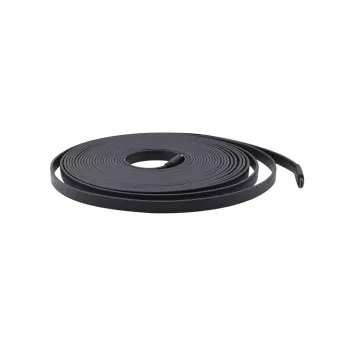 Kramer C-HM/HM/FLAT/ETH-50 High-Speed HDMI-Kabel mit Ethernet, flach, 15,2 m, Schwarz 97-01014050
