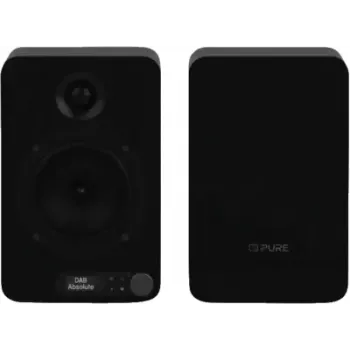 Pure Acoustics Pure Classic Active Schwarz EU/UK Systemradio DAB/DAB+/UKW mit Bluetooth und Fernbedienung (254590)