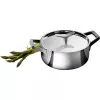 Electrolux E9KLSA11 Kochtopf mit Deckel, 3 L, rund, Chrom