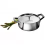 Electrolux E9KLSA11 Kochtopf mit Deckel, 3 L, rund, Chrom