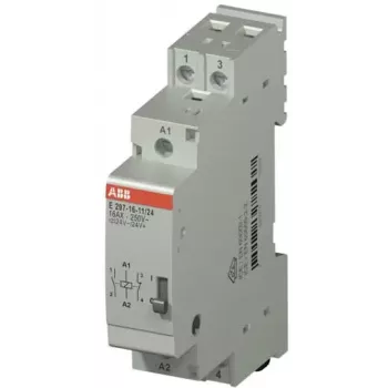ABB Installationsrelais 24 V AC/DC Spule, 16 A, 1 NO + 1 NC, DIN-Schiene, E297-16-11/24 2TAZ311000R2043