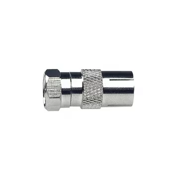 AXING CFA100 Adapter IEC Buchse auf F Stecker 75 Ohm CFA00100