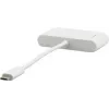 Kramer ADC-U31C/M2 USB-C-Multiport-Adapter – 4K HDMI, USB-A, USB-C PD, 17 cm, Weiß 99-97210004