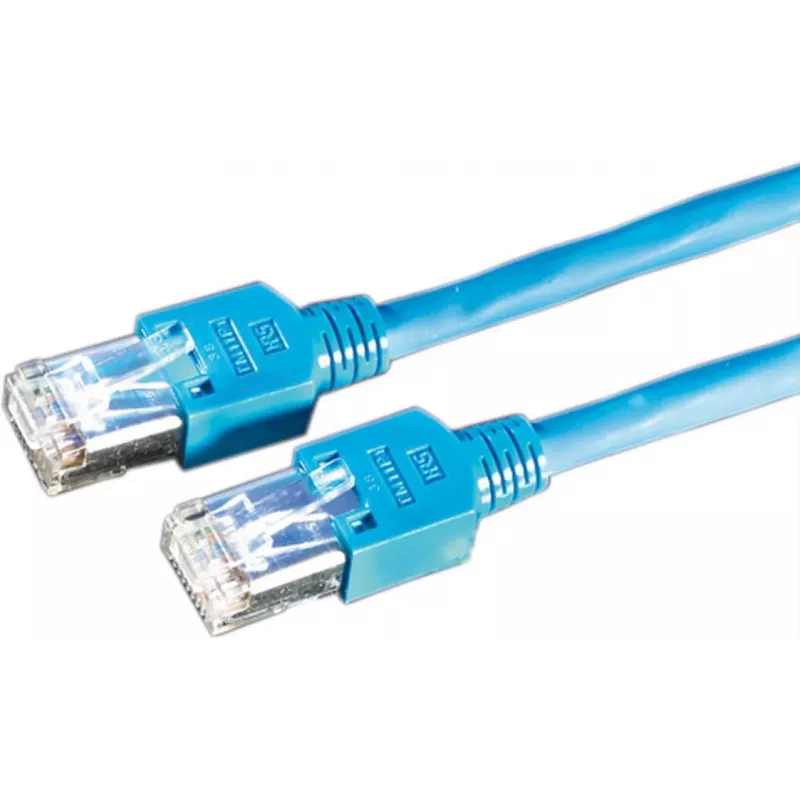 Dätwyler Cat 5e SFTP Patchkabel RJ-45 auf RJ-45, 2 m, Blau, Halogenfrei 21.05.8024