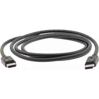 Kramer C-DP-50 DisplayPort-Kabel 15,2m 4K Schwarz verriegelt 97-0617050